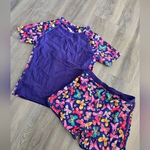 Girls Swimwear Shirt And Short 12y
